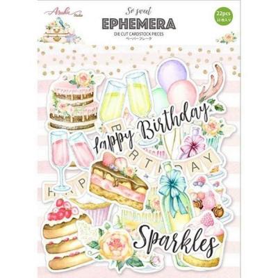 Asuka Studio Memory Place So Sweet Die Cuts - Birthday Ephemera